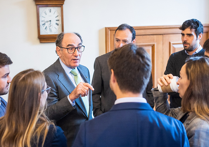 Foto Ignacio Galán analiza en la Universidad de Harvard la estrategia de éxito de Iberdrola.